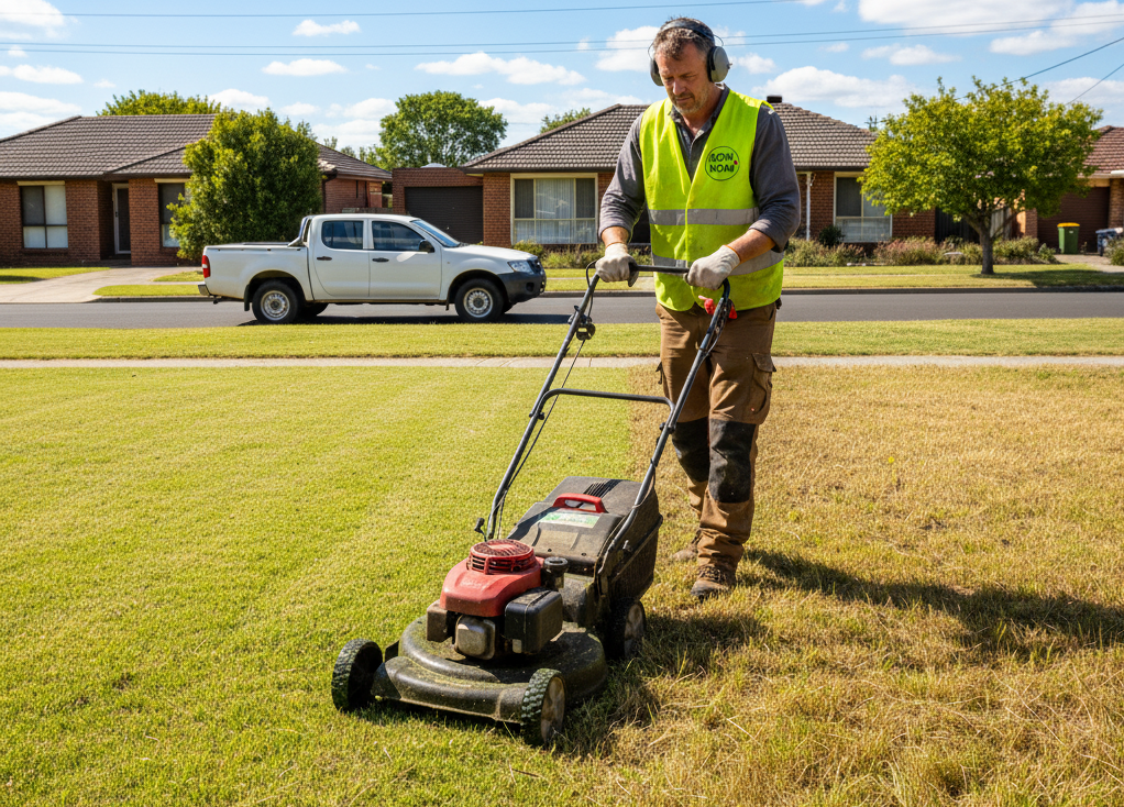 Professional lawn care services for residential yards in Aurora Illinois