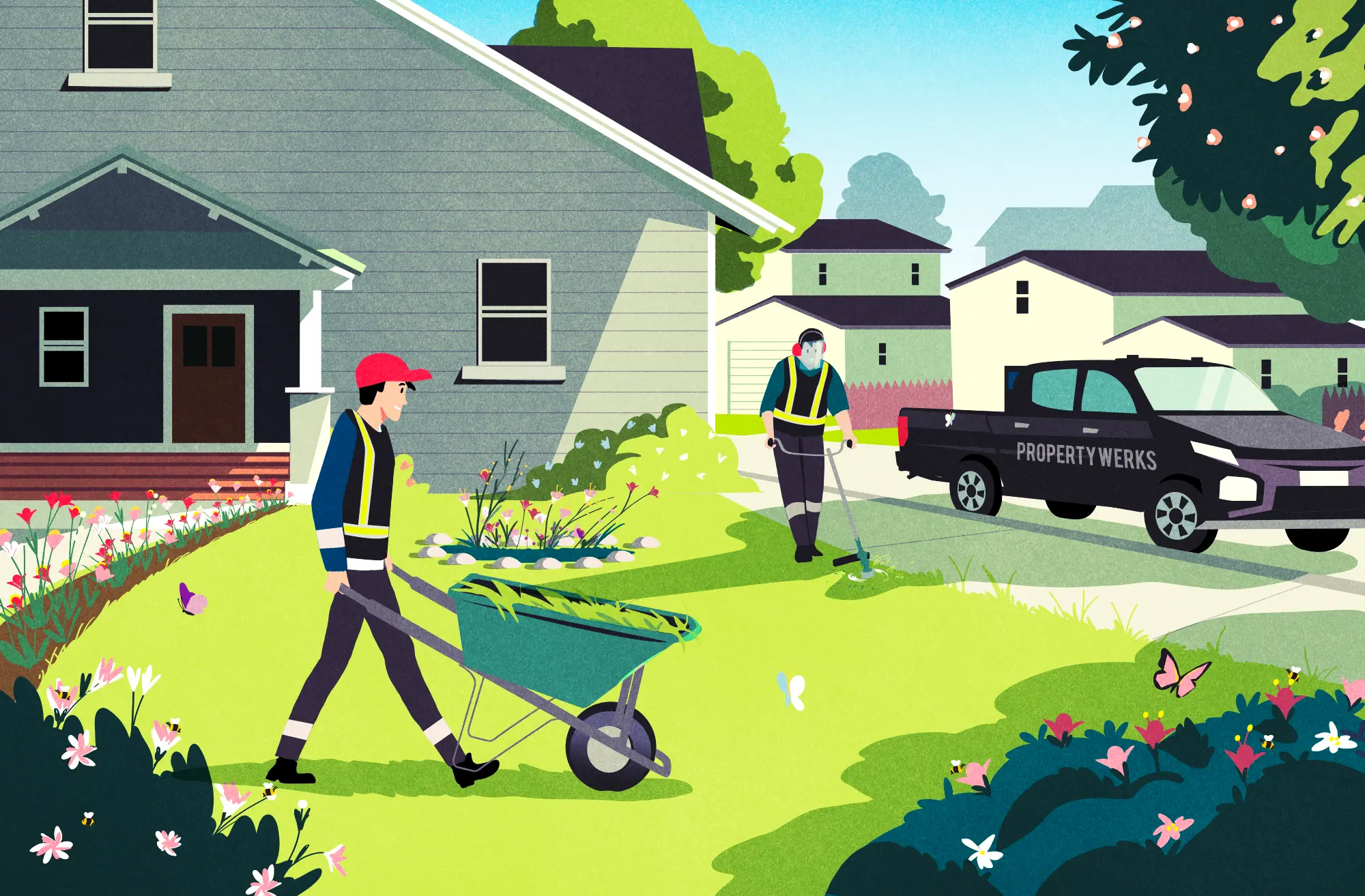 Contact Lawn Care Aurora for residential lawn care service in Aurora Illinois